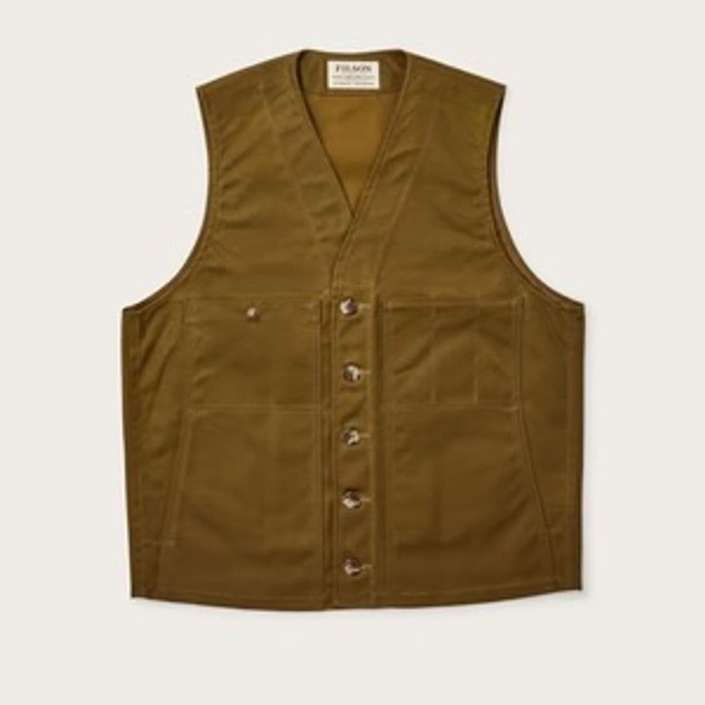 Filson Oil tin cloth vest